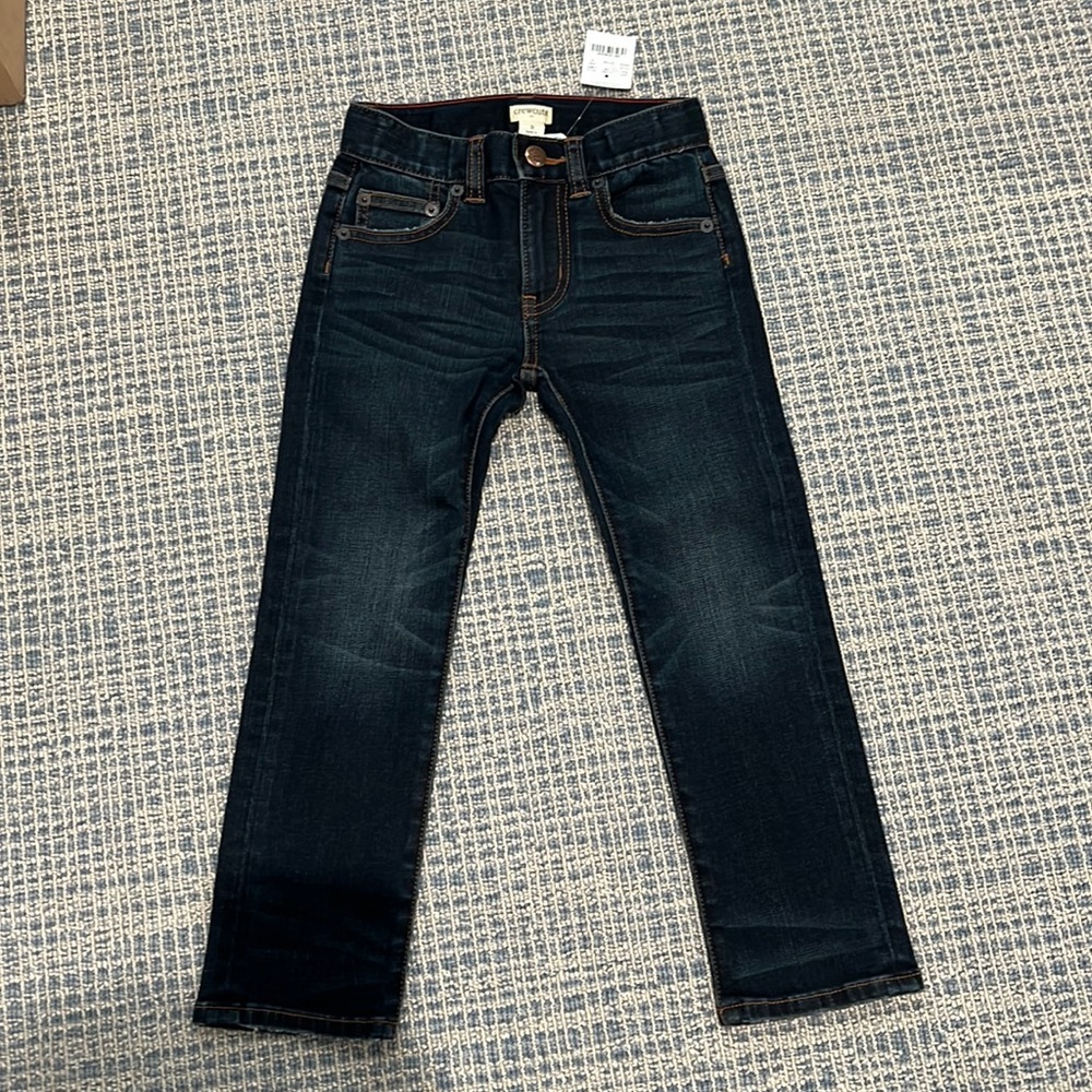 Crewcuts boys NWT dark skinny jeans size 5